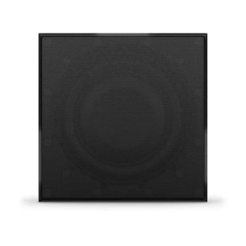 JL Audio® M6 marine thin-line subwoofer 8″ with round, white luxe grille