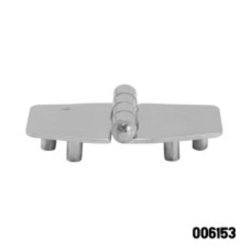 Hinge with Thread Shank M5 - AISI 304